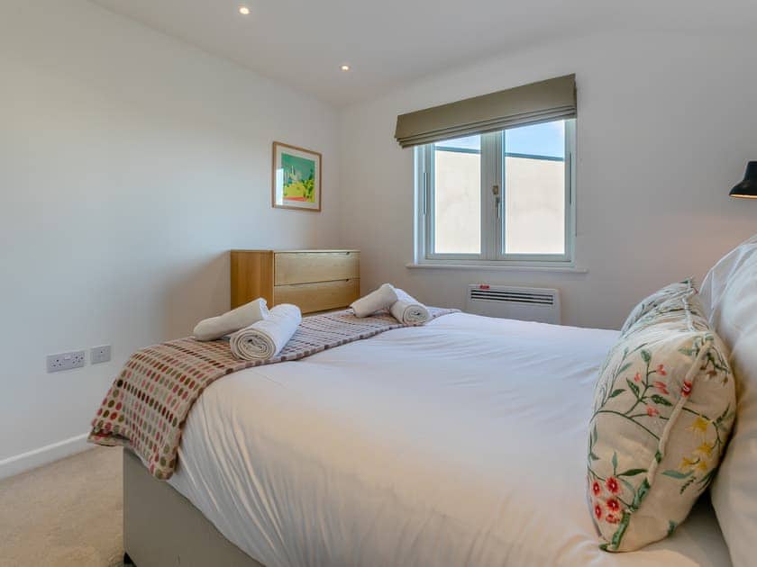 Double bedroom | Lodge 53 Una - St Ives Resort, Carbis Bay, near St Ives