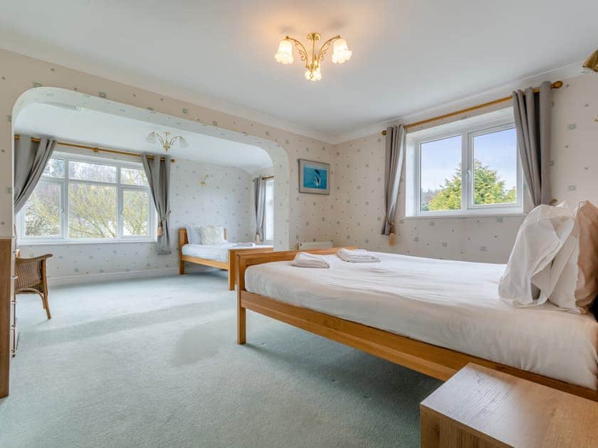 Twin bedroom | Sporting Heights, Clows Top, near Kidderminster