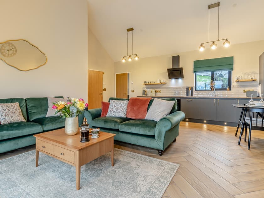 Open plan living space | Root - Pentre Lodges, Mochdre,Newtown