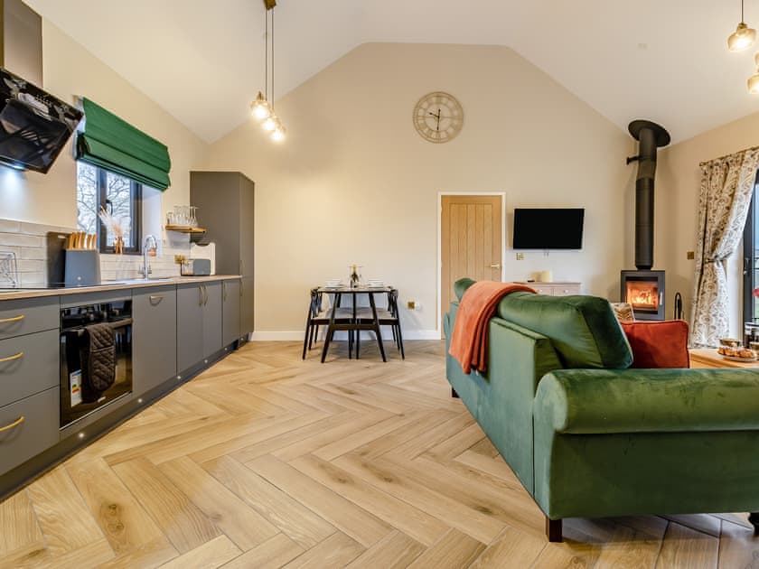 Kitchen area | Root - Pentre Lodges, Mochdre,Newtown