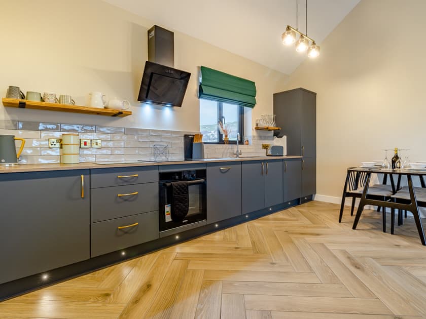 Kitchen area | Root - Pentre Lodges, Mochdre,Newtown