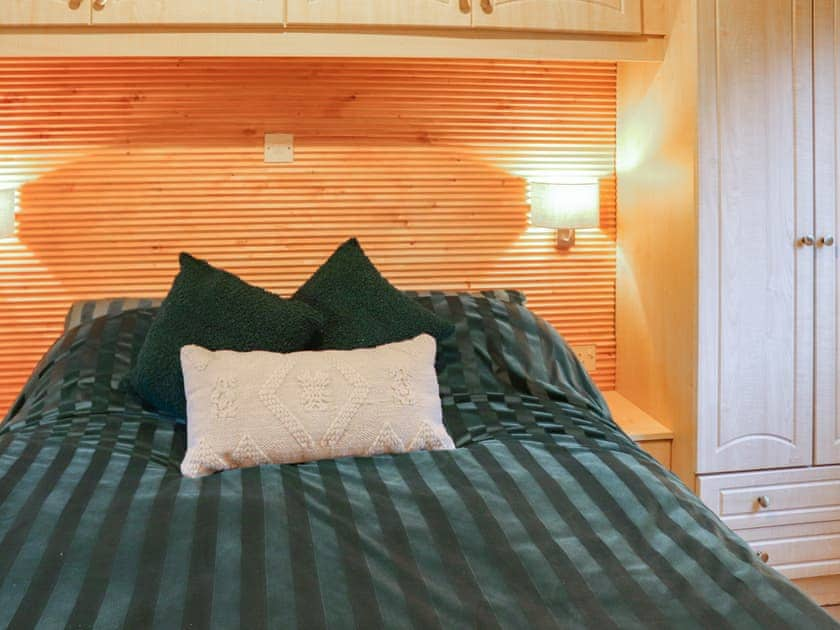 Double bedroom | The Lodge - Island Hut Retreats, Rhosmeirch, near Benllech