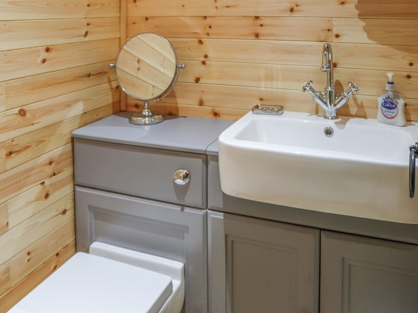 Shower room | Shepherds Hut One - Island Hut Retreats, Rhosmeirch, near Benllech