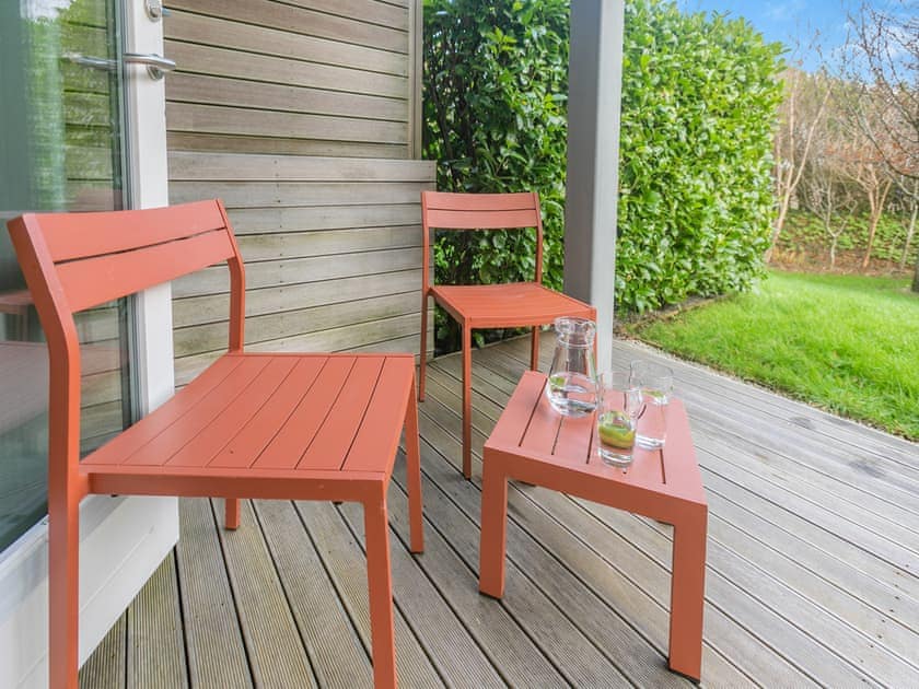 Sitting-out-area | Una Aurum 57 - St Ives Resort, Carbis Bay, near St Ives