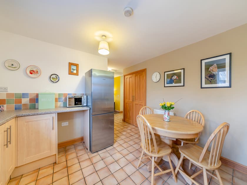 Large, well-equipped kitchen and dining area | Nelly’s Cottage - Low Cornriggs Farm, Cowshill, near Alston
