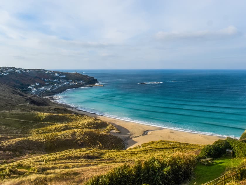 View | Bishop Rock - Carn Towan Cottages, Sennen