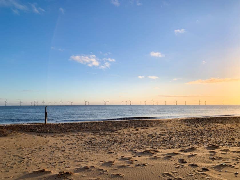 Sunrise over Caister beach | White Stones Cottage, Caister-on-Sea, near Great Yarmouth