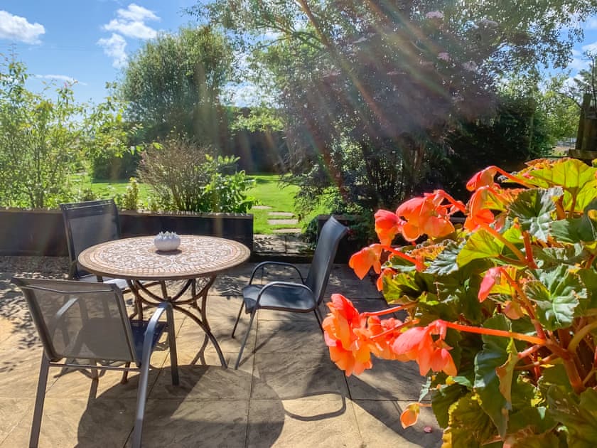 Patio | Sheildaig Cottage Annexe, St Cyrus, near Montrose