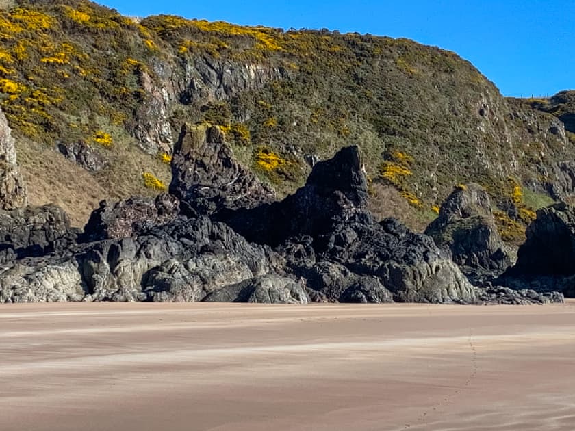 St Cyrus Beach | Sheildaig Cottage Annexe, St Cyrus, near Montrose
