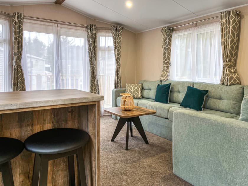 Living area | The Kestrel - Riverview Country Park, Forres