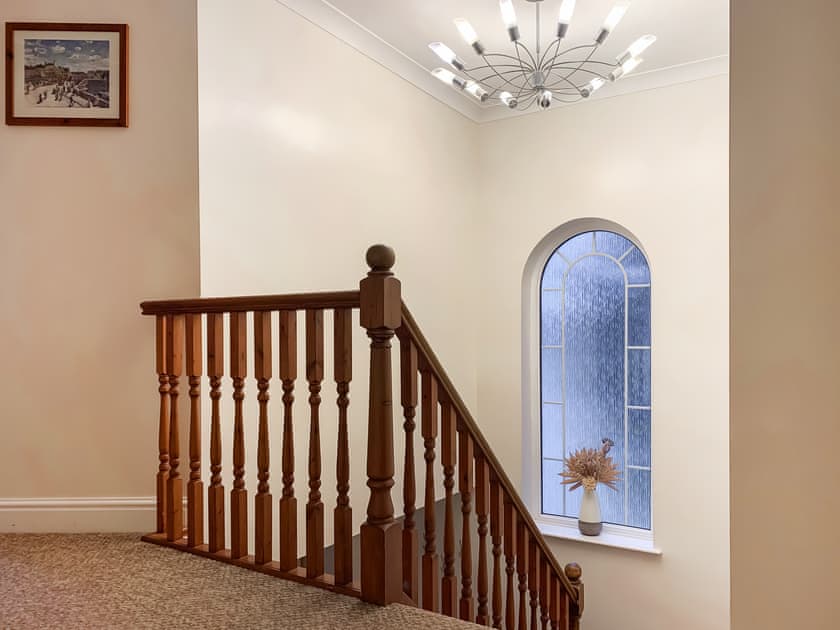 First floor Gallery stairs | Four Seasons, Plwmp