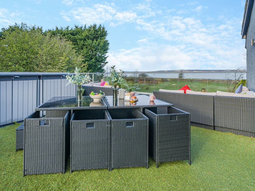 Sitting-out-area | North Plain Barn - North Plain Farm, Bowness-on-Solway