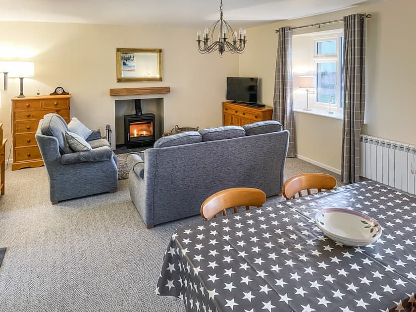 Living area | The Martin’s - Elwick Farm Holiday Cottages, Belford