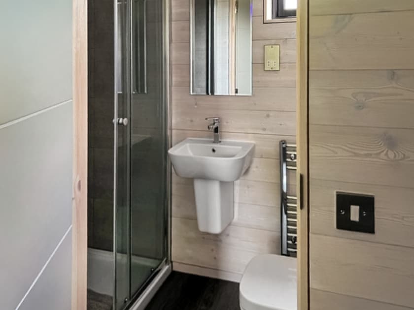 Bathroom | Capercaillie Glamping Pod - Oakwood Glamping Pods, Aviemore