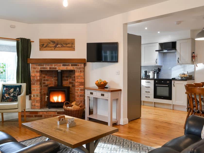 Living area | River Cottage (Luxury) - Low Mill Farm Cottages, East Ayton near Scarborough