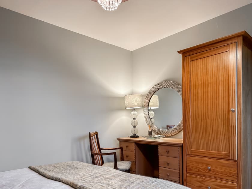 Double bedroom ground floor | Sheildaig Cottage Annexe, St Cyrus, near Montrose