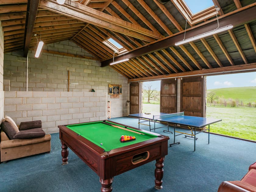 Games room | Higher Paradise, Horton-in-Craven, near Skipton