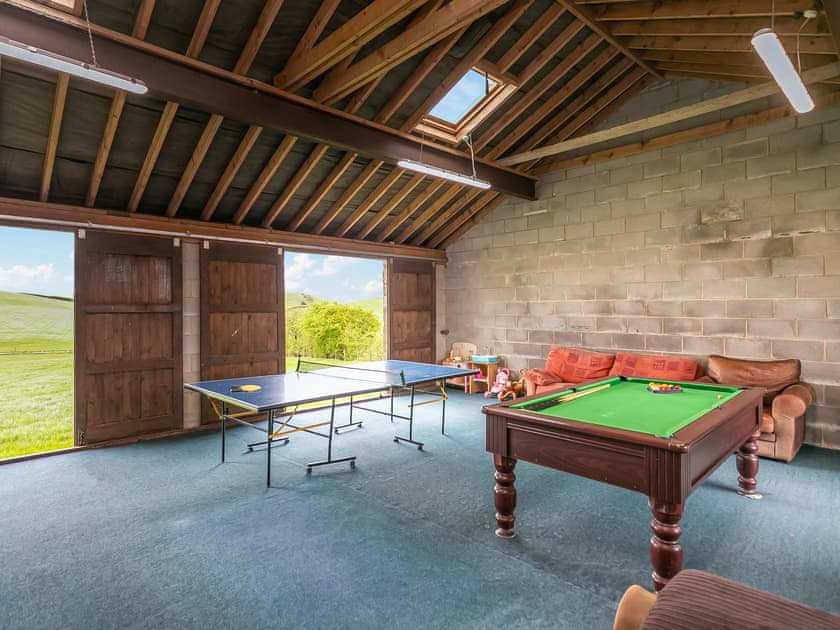 Games room | Higher Paradise, Horton-in-Craven, near Skipton