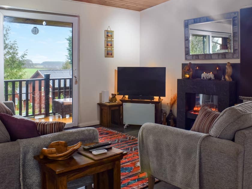 Living area | Valley View Lodge, Bideford
