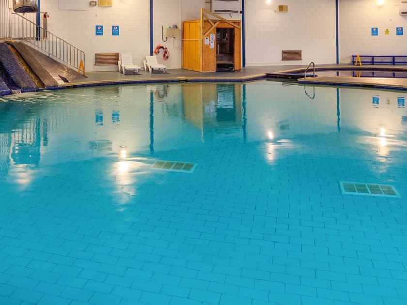 Indoor swimming pool onsite | Honey Lodge, Gunnislake