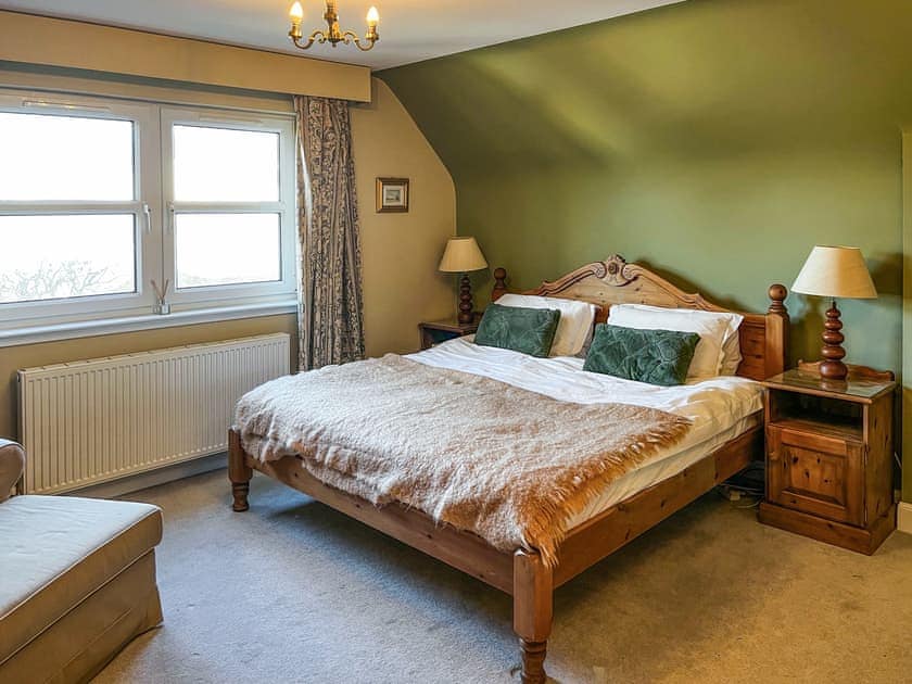 Master bedroom with golf course views | Saffron, Portpatrick, near Stranraer 