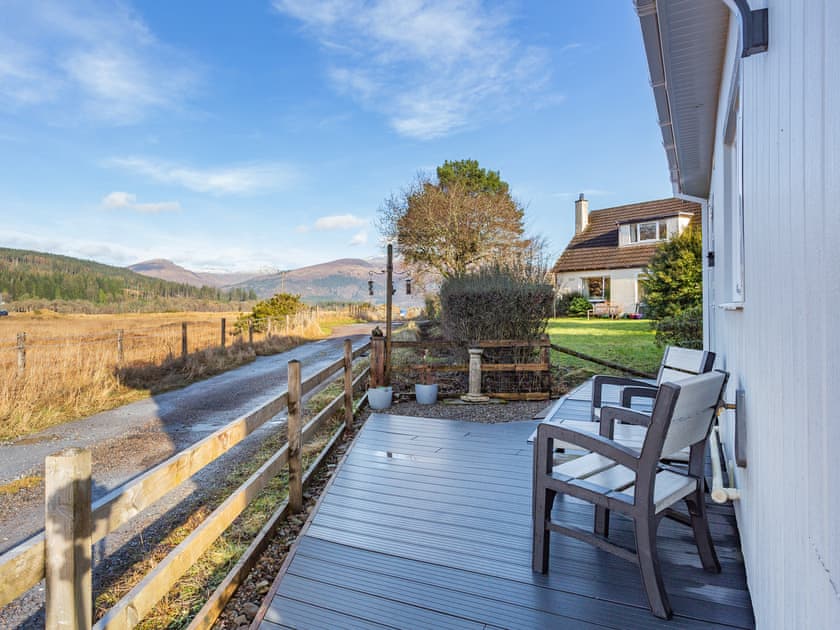 Decking | The Annexe at Cuiltean, Fort William near Spean Bridge