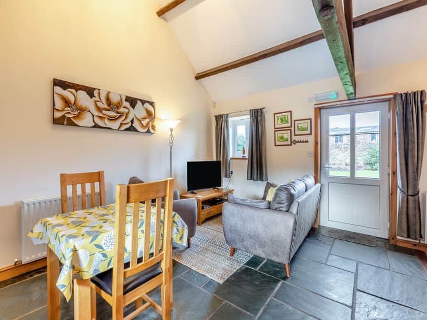 Open plan living space | Eight Byre - Dickinson Place Holiday Cottages, Allonby