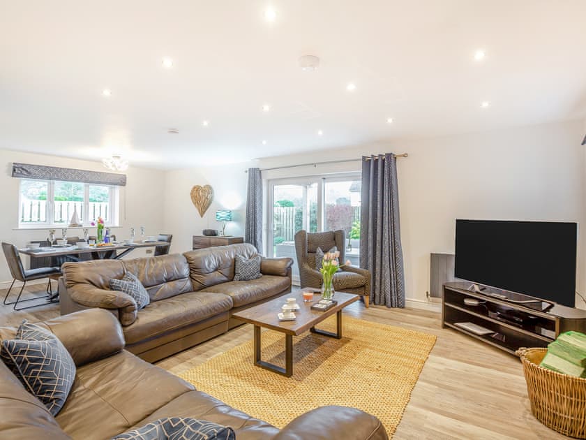 Open plan living space | Gwel Y Castell - Salop Caravans, Harlech