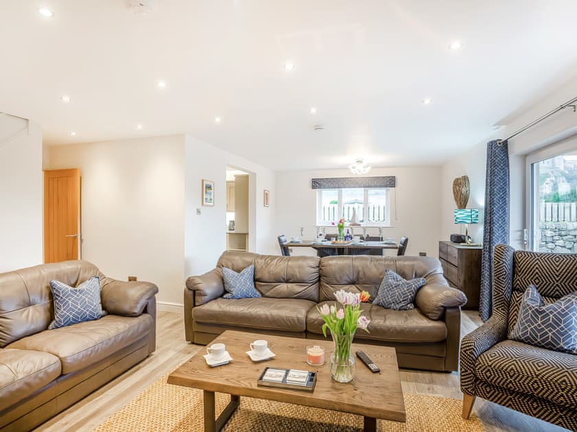 Open plan living space | Gwel Y Castell - Salop Caravans, Harlech