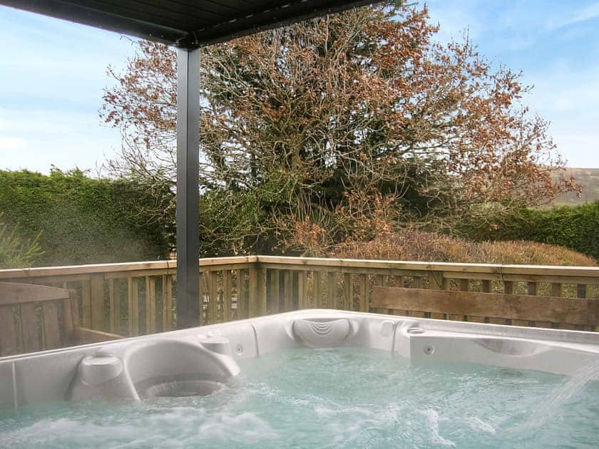 Hot tub | Bevan House, Hundred House, near Builth Wells