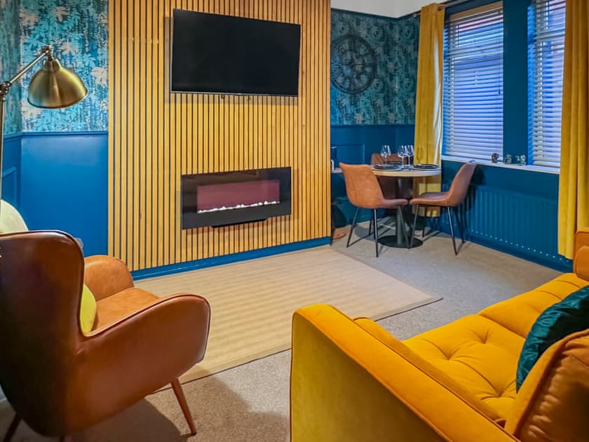 Sitting Room 1 | Hogarth No. 2 - Hogarth by the Sea Apartments, Newbiggin-by-the-Sea