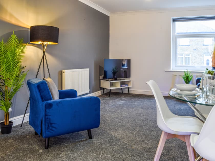 Living area | Apartment 2 - The Old Clubhouse, Newsome, near Huddersfield