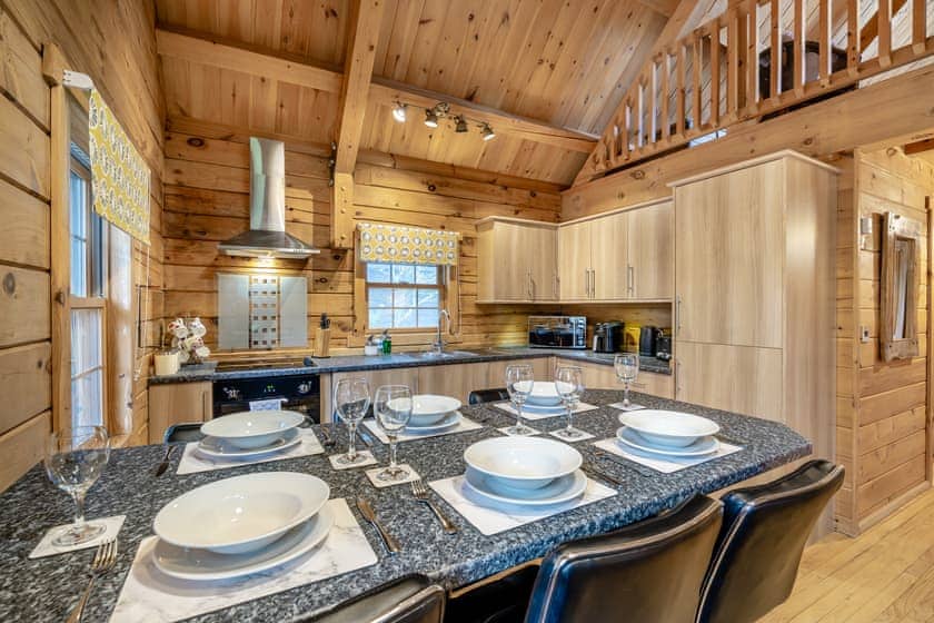 Kitchen/diner | Willow Lodge - Waterside Lodges, Keal Cotes