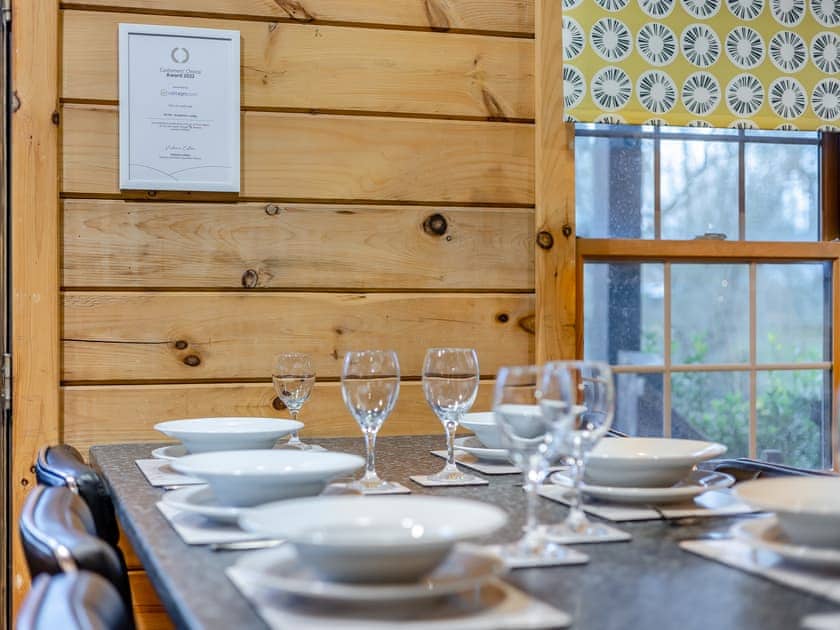 Dining Area | Willow Lodge - Waterside Lodges, Keal Cotes