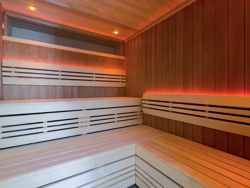Sauna | Agapanthus Lodge - St Ives Resort, Carbis Bay, near St Ives