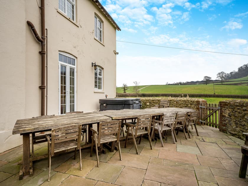 Sitting-out-area | Armswell House, Plush, near Piddletrenthide