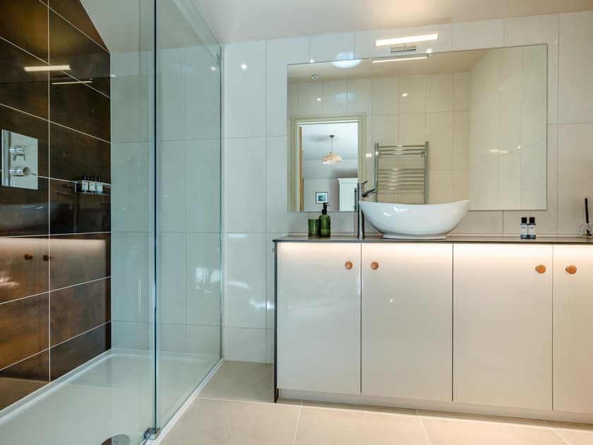 Shower room | Gwithian House, Pendoggett, near Port Isaac 