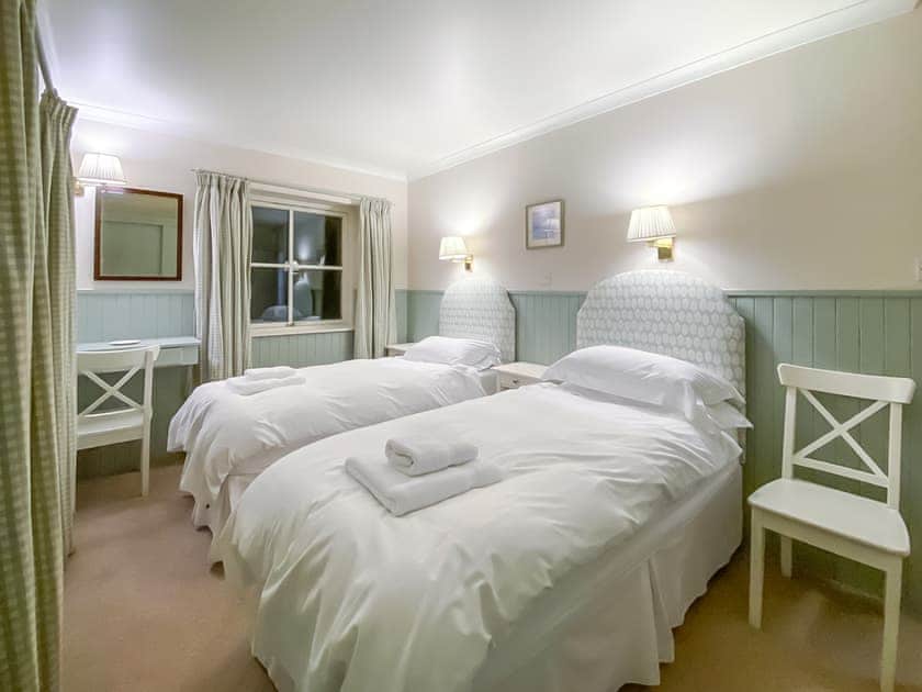 Twin bedroom | The Stables - Ardmaddy Castle, Ardmaddy Castle, near Oban