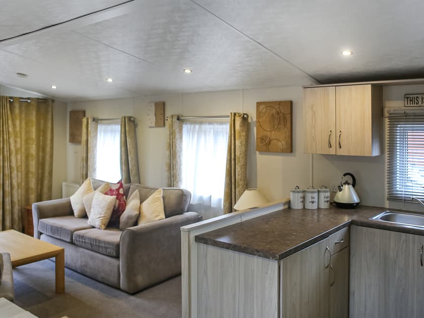 Open plan living space | Craig Rossie Lodge, Grandeagles Holiday Park