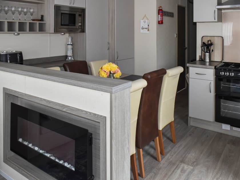 Open plan living space | Seascape Lodge, Sandown