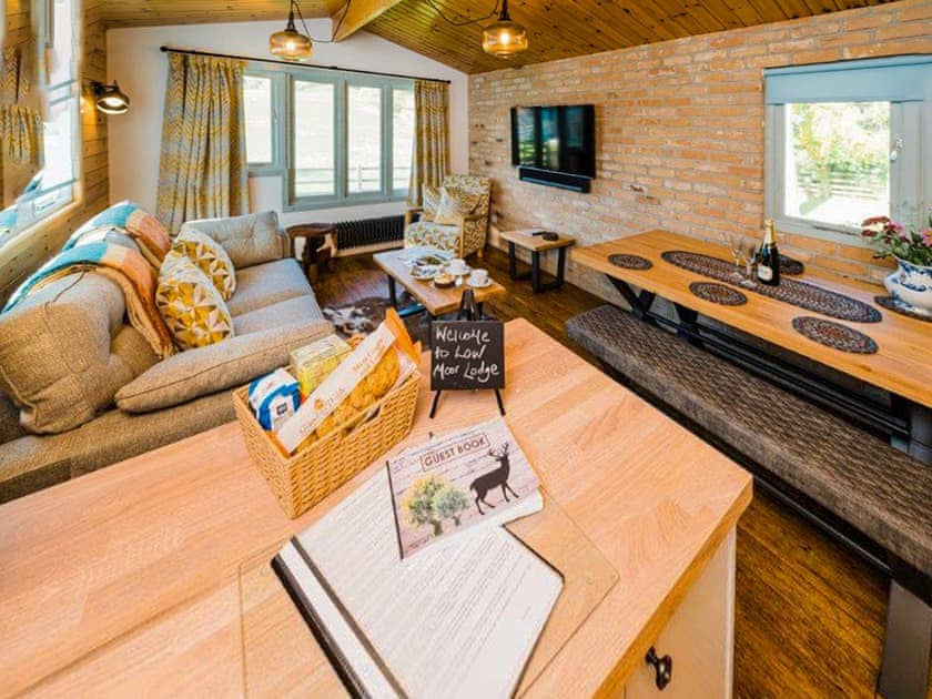 Living area | Low Moor Lodge - Low Moor Holiday Cottages, Scalby, near Scarborough