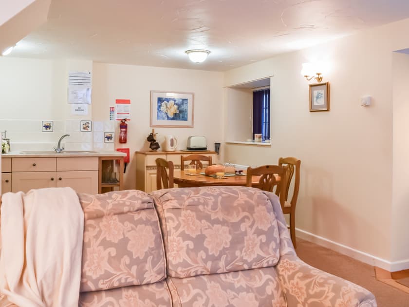 Open plan living space | Cowshed - Tokenbury Manor Cottages, Liskeard