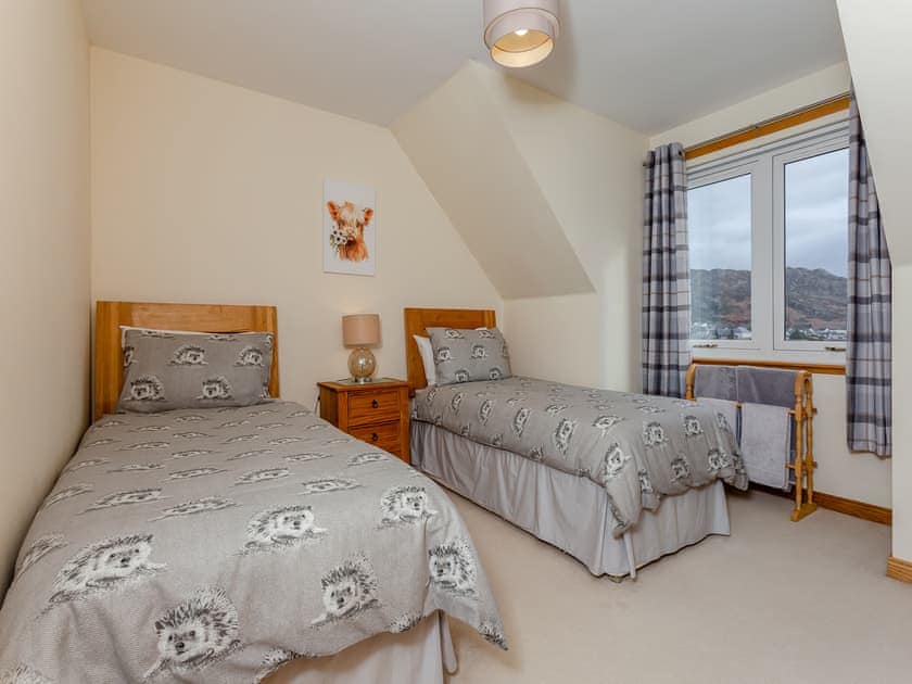 Twin bedroom | Bramble Cottage, Gairloch