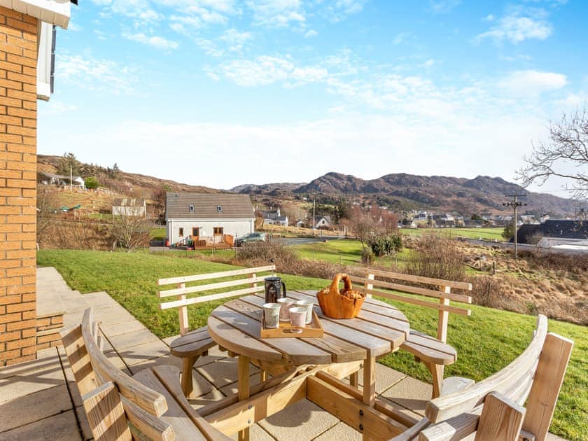 Sitting-out-area | Bramble Cottage, Gairloch