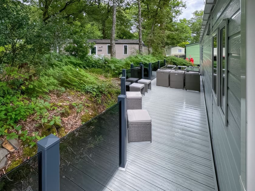 Decking | Oaks Retreat, Prenteg, near Porthmadog