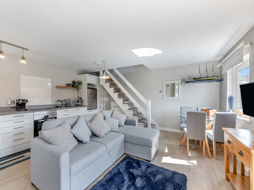 Kitchen | Water’s Edge Holiday Home, Beadnell