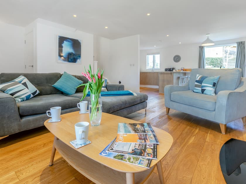 Living area | Lodge 65 Una - St Ives Resort, Carbis Bay, near St Ives