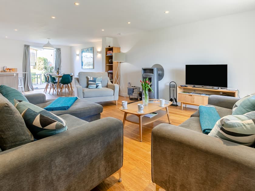 Living area | Lodge 65 Una - St Ives Resort, Carbis Bay, near St Ives