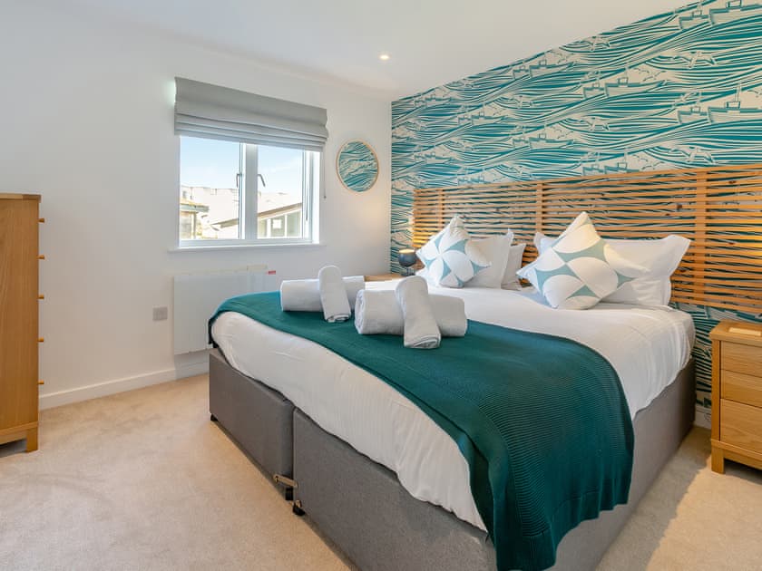 Double bedroom | Lodge 65 Una - St Ives Resort, Carbis Bay, near St Ives