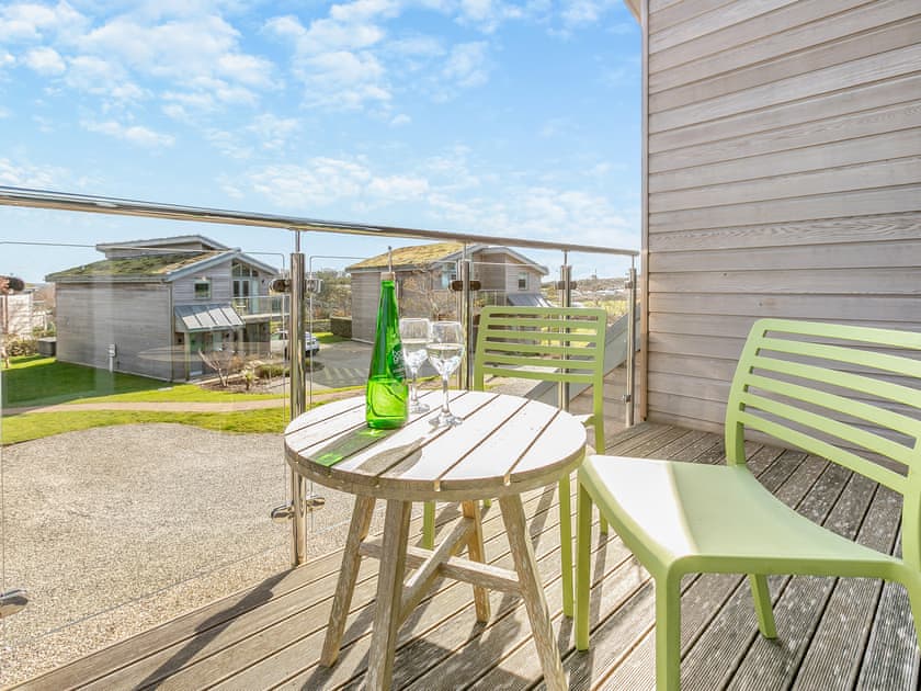 Terrace | Lodge 65 Una - St Ives Resort, Carbis Bay, near St Ives